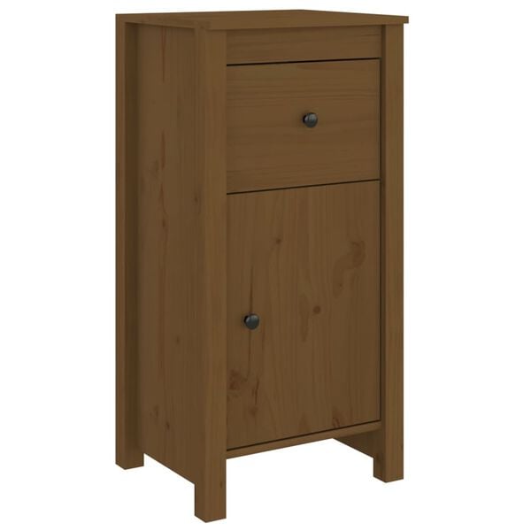 vidaXL Sideboard Honey Brown 40x35x80 cm Solid Wood Pine