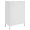 vidaXL Highboard White 68x39x101.5 cm Steel
