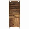 vidaXL Highboard Old Wood 69.5 x 34 x 180 cm Engineered Wood