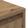 vidaXL TV Cabinet with LED Lights Artisan Oak 100x41x50 cm