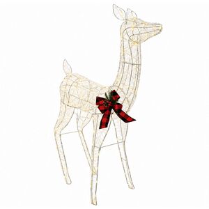 vidaXL 3D Christmas Reindeer LOVIISA 200 LEDs Warm White