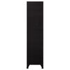 vidaXL Locker Cabinet Black 90x40x180 cm Steel