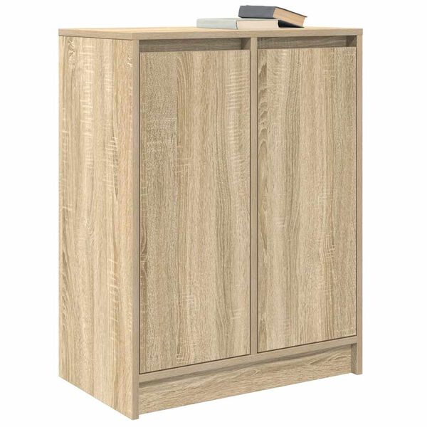 vidaXL Sideboard Sonoma Oak 57x34x76 cm Engineered Wood