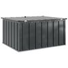 vidaXL Garden Storage Box Black 101 x 82 x 50 cm Steel