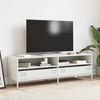 vidaXL TV Cabinet White 135x39x43.5 cm Cold-rolled Steel