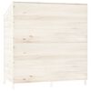 vidaXL Garden Shed White 102x52x112 cm Solid Wood Fir