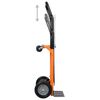 vidaXL 2-in-1 Foldable Platform Hand Truck with Leaf Bag Support