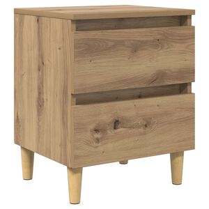 vidaXL Bed Cabinet Artisan Oak 40 x 35 x 50 cm Engineered Wood