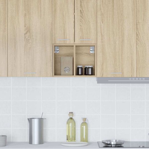 vidaXL Hanging Cabinet Sonoma Oak 30 x 29.5 x 40 cm Engineered Wood
