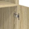 vidaXL Storage Cabinet Sonoma Oak 70x42.5x225 cm Engineered Wood