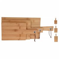 Excellent Houseware 3 Piece Chopping Board Set Bamboo