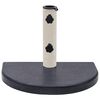 vidaXL Umbrella Base Black 40x28x4 cm Granite