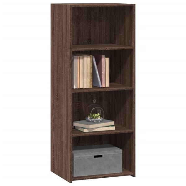 vidaXL Highboard Brown Oak 50x41x124 cm Engineered Wood