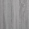 vidaXL Book Cabinet Grey Sonoma 97.5x29.5x100 cm Engineered Wood