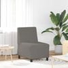 vidaXL Modular Sofa Unit Armless Light Grey 55 x 74 x 82 cm