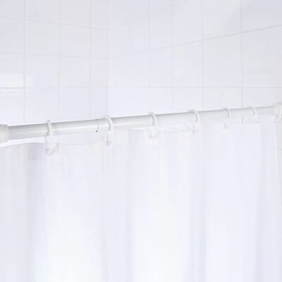 RIDDER Telescopic Shower Curtain Rod 70-115 cm White 55101