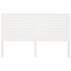vidaXL Bed Headboard White 166x4x100 cm Solid Wood Pine