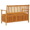 vidaXL Garden Storage Bench 120 cm Solid Acacia Wood