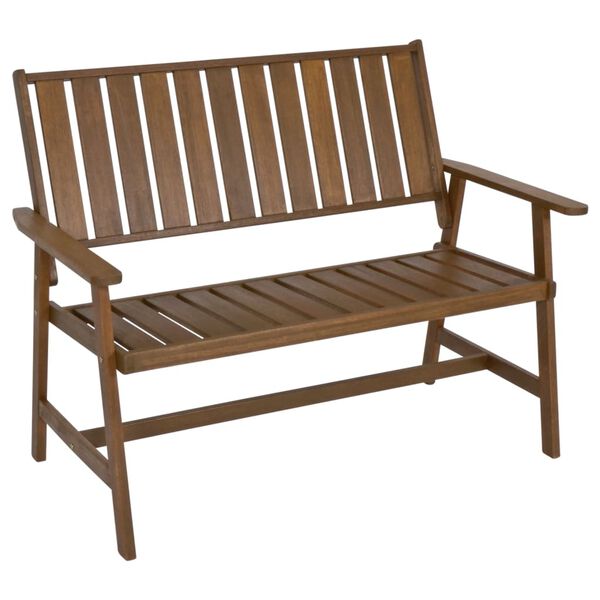 Lesli Living Garden Bench Calgary 120x66x91 cm Teak Look