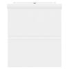 vidaXL Sink Cabinet with Built-in Basin White Engineered Wood