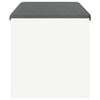 vidaXL Hall Bench with Cushion White 103 x 38 x 40 cm