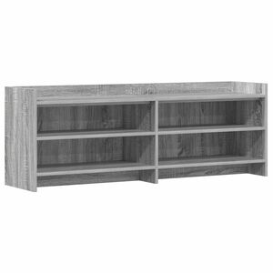 vidaXL TV Cabinet 135 x 33 x 47 cm Grey Sonoma Engineered Wood