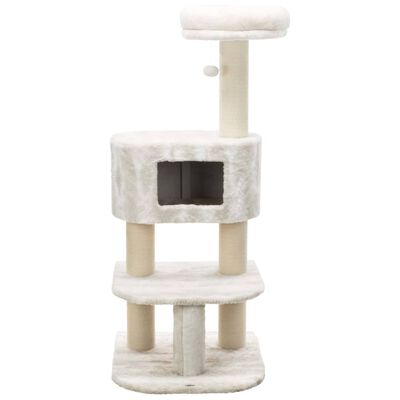 TRIXIE Cat Scratching Post Nelli White and Taupe
