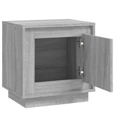vidaXL Bedside Cabinets 2 pcs Grey Sonoma 44x35x45 cm Engineered Wood