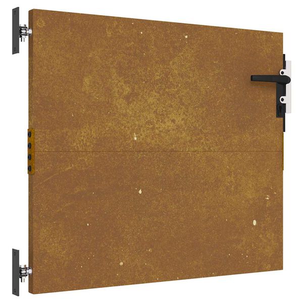 vidaXL Garden Gate 85x125 cm Corten Steel Square Design