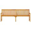 vidaXL Garden Bench 219 cm Solid Acacia Wood