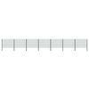 vidaXL Fence Panel with Posts Iron 1212x120 cm Green