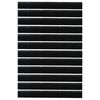 vidaXL Screw-on Door Brush Seals 12 pcs Black 100 cm Aluminium Alloy