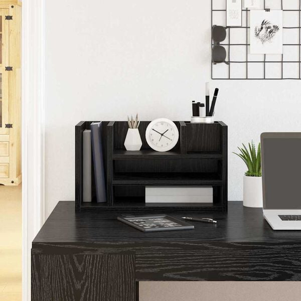vidaXL Desk Organiser Old Wood 44.5 x 24 x 25 cm Engineered wood