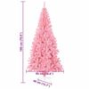 vidaXL Christmas Tree with 300 LEDs with Stand Pink 180 cm PVC