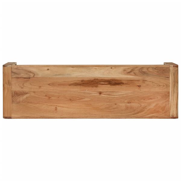 vidaXL TV Stand 110x33x33 cm Solid Wood Acacia