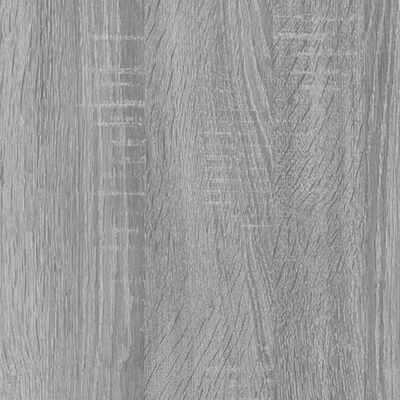 vidaXL Book Cabinet/TV Cabinet Grey Sonoma 36x30x143 cm Engineered Wood