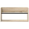vidaXL Magazine Rack Sonoma Oak 60 x 12 x 30 cm Engineered Wood