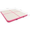 vidaXL Inflatable Gymnastics Mat with Pump 200x200x15 cm PVC Pink