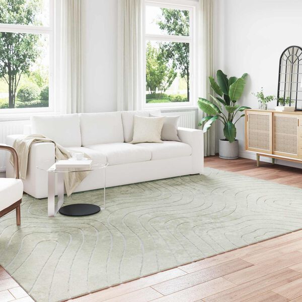 vidaXL Area Rugs Rectangular PALMERAS Green 340 x 240 cm Polyester