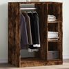 vidaXL Wardrobe Smoked Oak 77x48x102 cm Engineered Wood