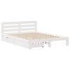 vidaXL Bed Frame without Mattress White 140x200 cm Solid Wood Pine