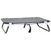 vidaXL Dog Bed 70 x 46 x 18 cm Steel Light Grey