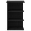 vidaXL Side Cabinet Black Oak 35 x 35 x 55 cm Engineered Wood