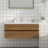 vidaXL Sink Cabinet Brown Oak 100x38.5x45 cm Engineered Wood