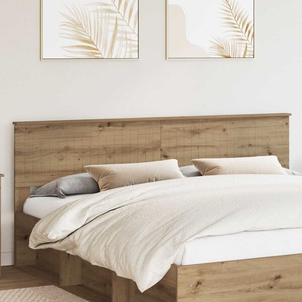 vidaXL Headboard Artisan Oak 200 cm Engineered wood