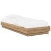 vidaXL Floor Bed Frame Artisan Oak 80 x 200 cm Engineered Wood