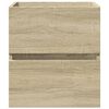 vidaXL Sink Cabinet Sonoma Oak 41x38.5x45 cm Engineered Wood