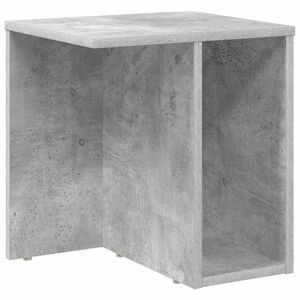 vidaXL End Table Concrete Grey 37 x 32 x 40 cm Engineered Wood