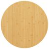 vidaXL Table Top | Natural Bamboo | Bamboo | Diameter 60 cm | Durable