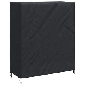 vidaXL Pingpong Table Cover 165 x 70 x 185 cm Fabric Irregular Black